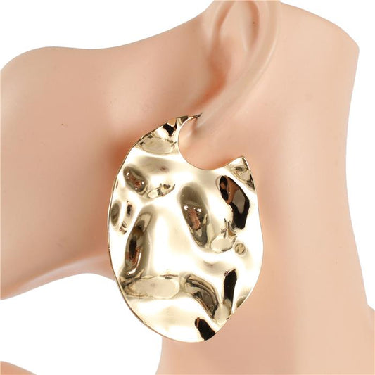 Metal Over Shape Earring