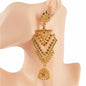 Golden Metal Chandelier Earring