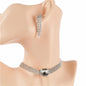 5 Row Rhinestones Choker Set