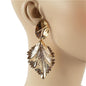 Metal Leaf Dangle Earring