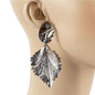 Metal Leaf Dangle Earring