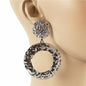 Metal Round Dangle Earring