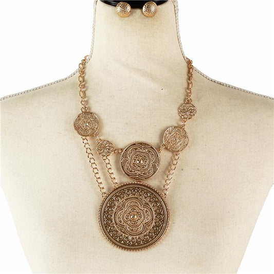 Fashion Metal Necklace Set