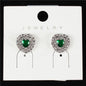 CZ Heart Stud Earring