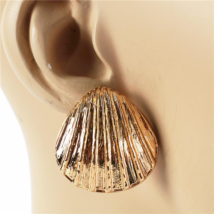 Fashion Metal Shell Shape Earring