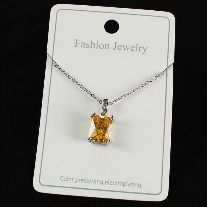 CZ Charm Necklace