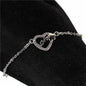 CZ Heart With LOVE  Bracelet