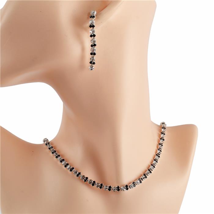 Rhinestones Necklace Set