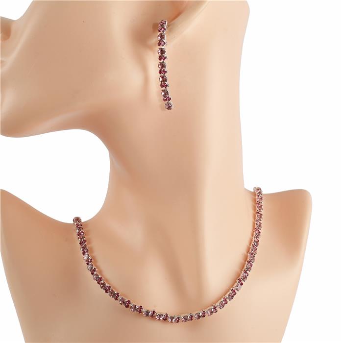 Rhinestones Necklace Set