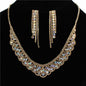 Rhinestones Necklace Set