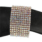 10 Row Rhinestones Stretch Bracelet