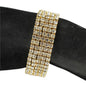 5 Row Rhinestones Stretch Bracelet