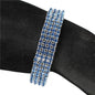 4 Row Rhinestones Cuff Bangle