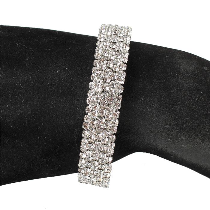 Rhinestones Cuff Bangle