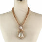 Fashion Pearl Long Necklace Set