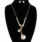 Fashion Pearl Long Necklace Set