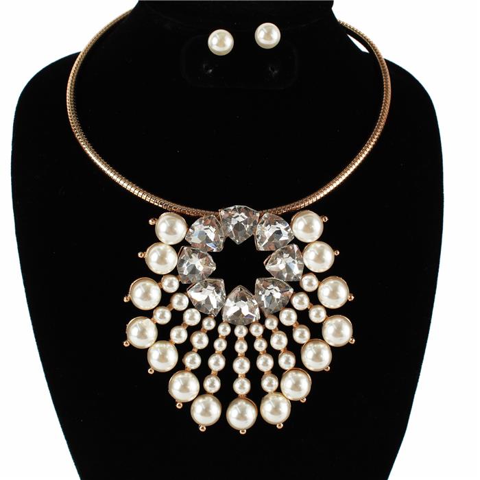 Fashion Pearl Choker Set