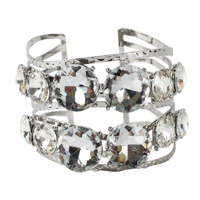 Crystal Chunky Cuff Bangle