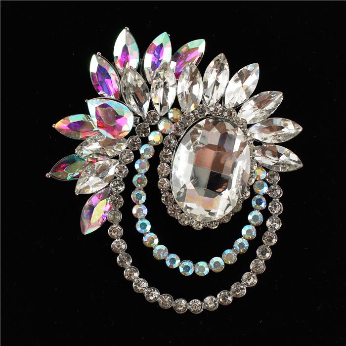 Crystal Brooch