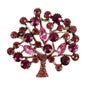 Crystal TREES Brooch