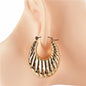 Metal Over Hoop Earring