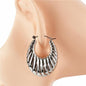 Metal Over Hoop Earring