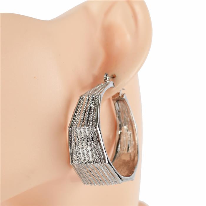 Metal Hoop Earring