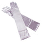 Satin Long Up To Elbow Gloves