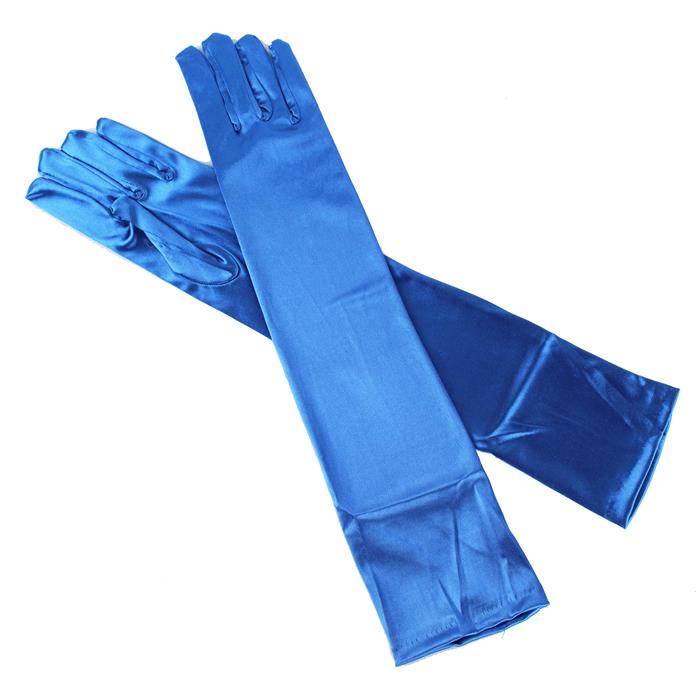 Satin Long Up To Elbow Gloves