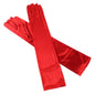 Satin Long Up To Elbow Gloves