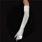 Satin Long Cover Elbow Gloves