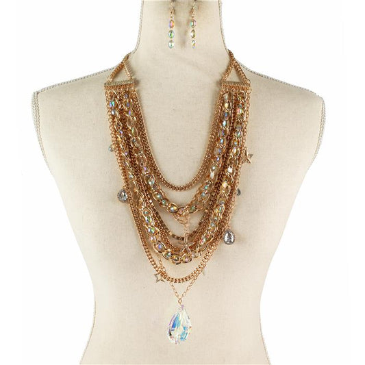 Multy Layered Necklace Set