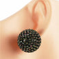 Rhinestones Ball Stud Earring