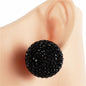 Rhinestones Ball Stud Earring