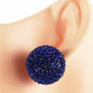 Rhinestones Ball Stud Earring