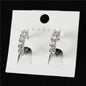 Cubic Zirconia Huggie Hoop Earring