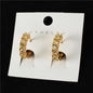 Cubic Zirconia Huggie Hoop Earring