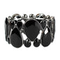 Crystal Teardrop Shape Stretch Bracelet