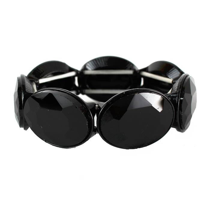 Crsyal Over Shape Stretch Bracelet