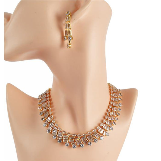 Cubic Zirconia Necklace Set