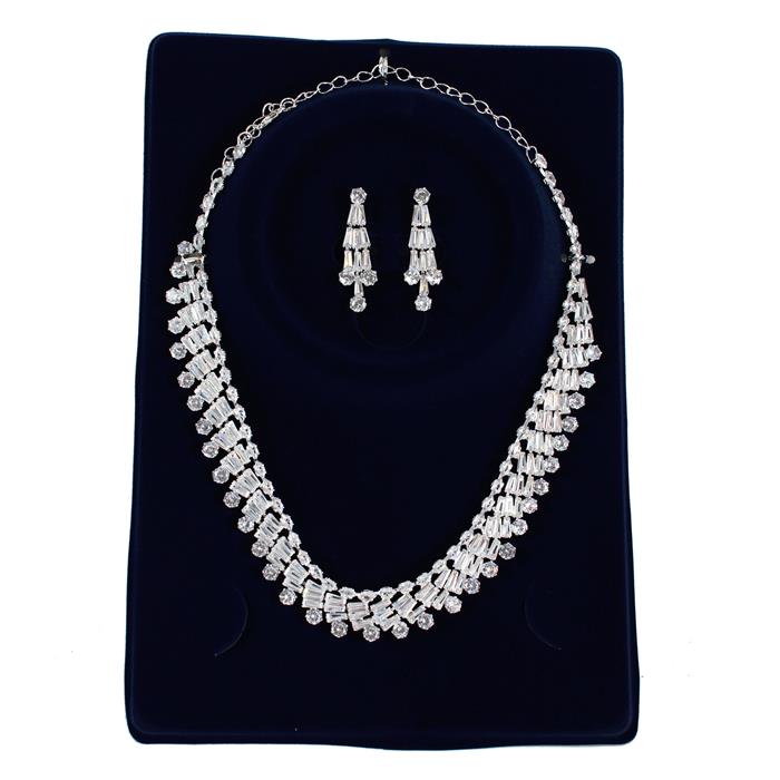 Cubic Zirconia Necklace Set