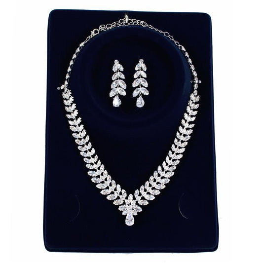 Cubic Zirconia Necklace Set