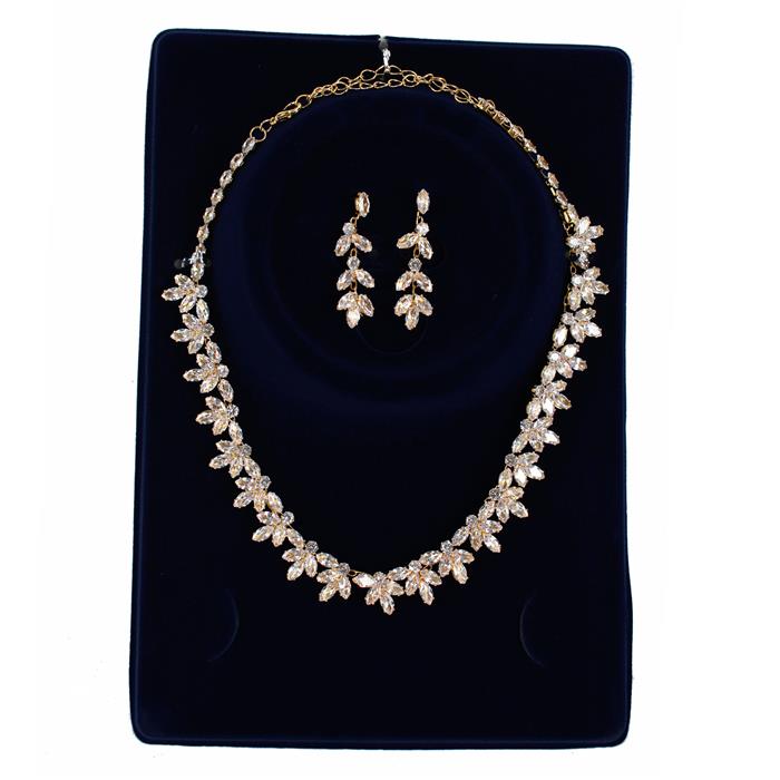 Cubic Zirconia Necklace Set