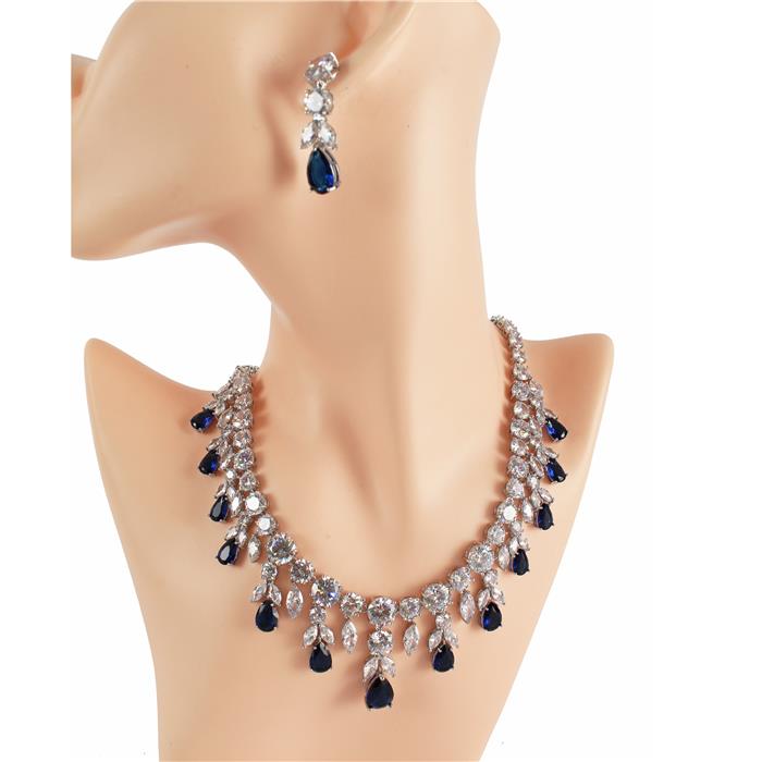 Cubic Zirconia Necklace Set