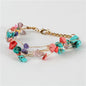 Gemstone Wire Layered Bracelet