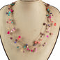 Gemstone Wire Layered Necklace