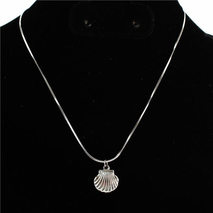 Stainless Steel Shell Charm Necklace