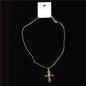 Stainless Steel Cross Charm Necklace