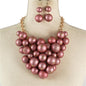 Chunky Grape Necklace Set