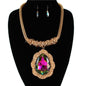 Fashion Chunky Crystal Necklace Set